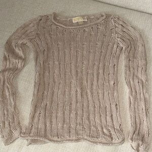Michael Kors Taupe Knit Women's Sweater